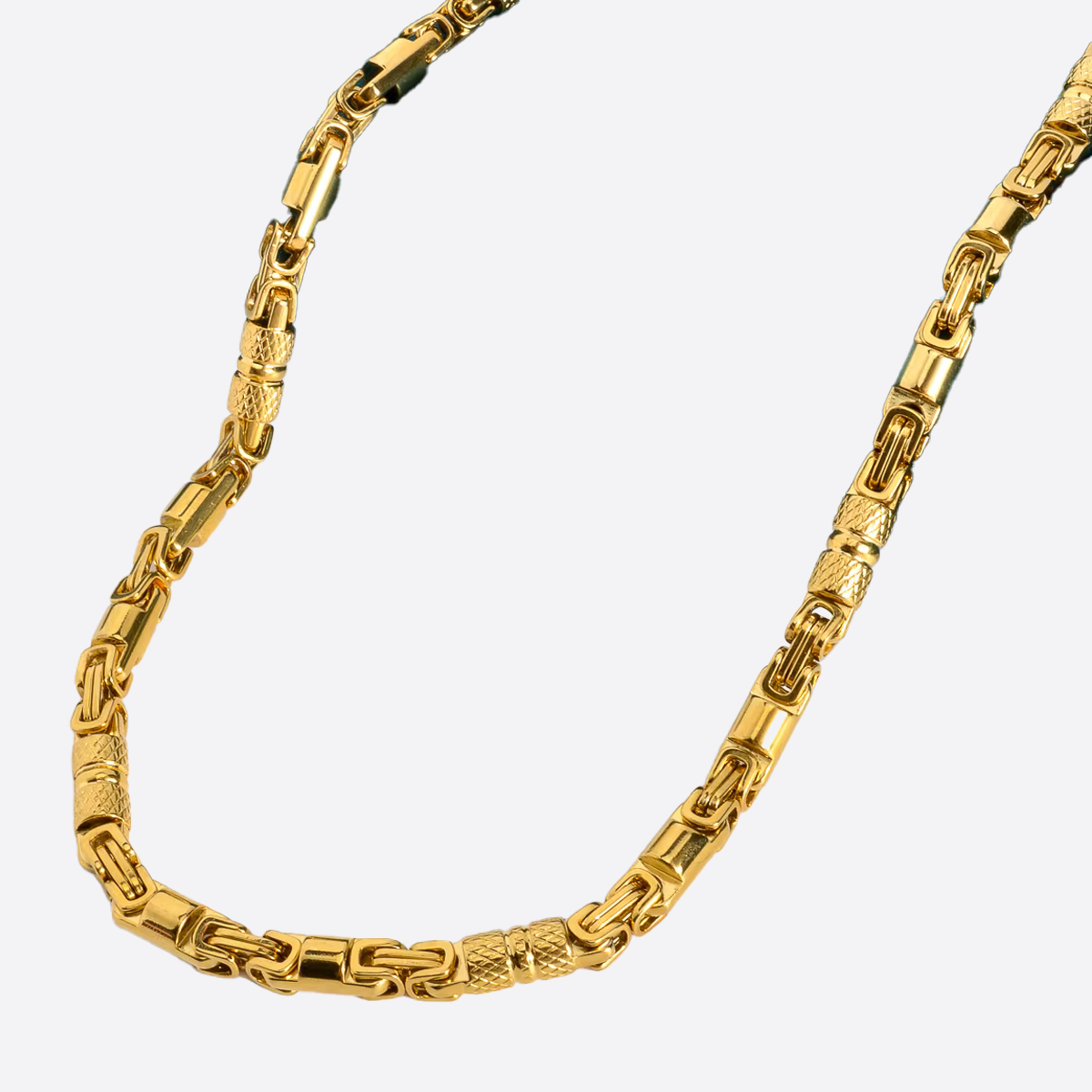 GIANNI. | Round Gold King Chain