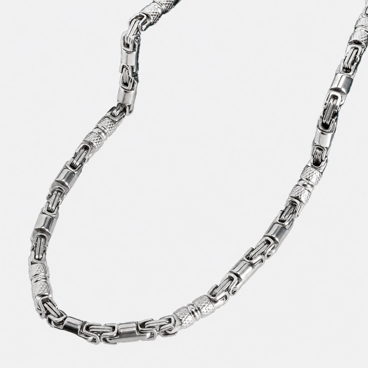 Round King Chain (Silver)