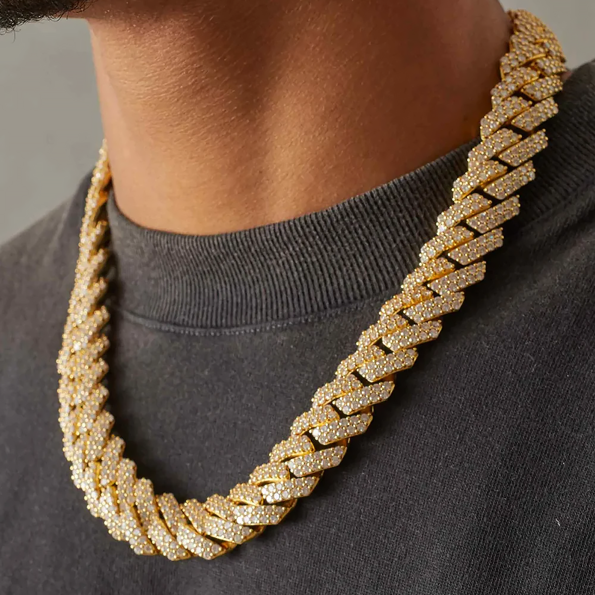 GOLYX. | Guld Cuban Link Kæde 19MM