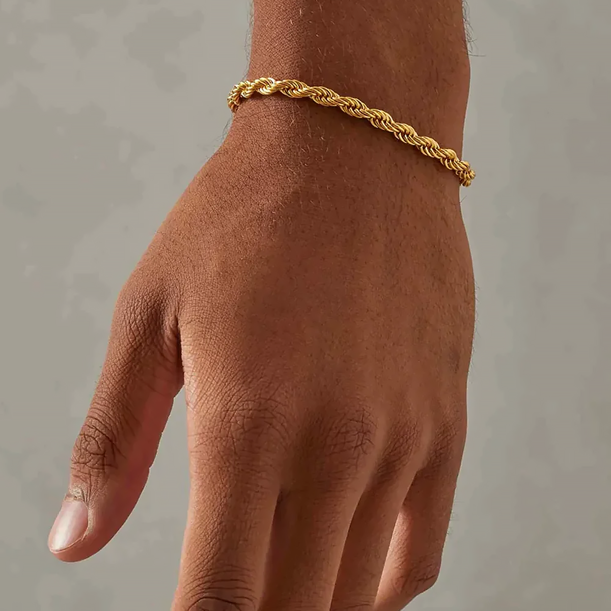 GYBRO. | 5MM Guld Rope Armbånd 18K