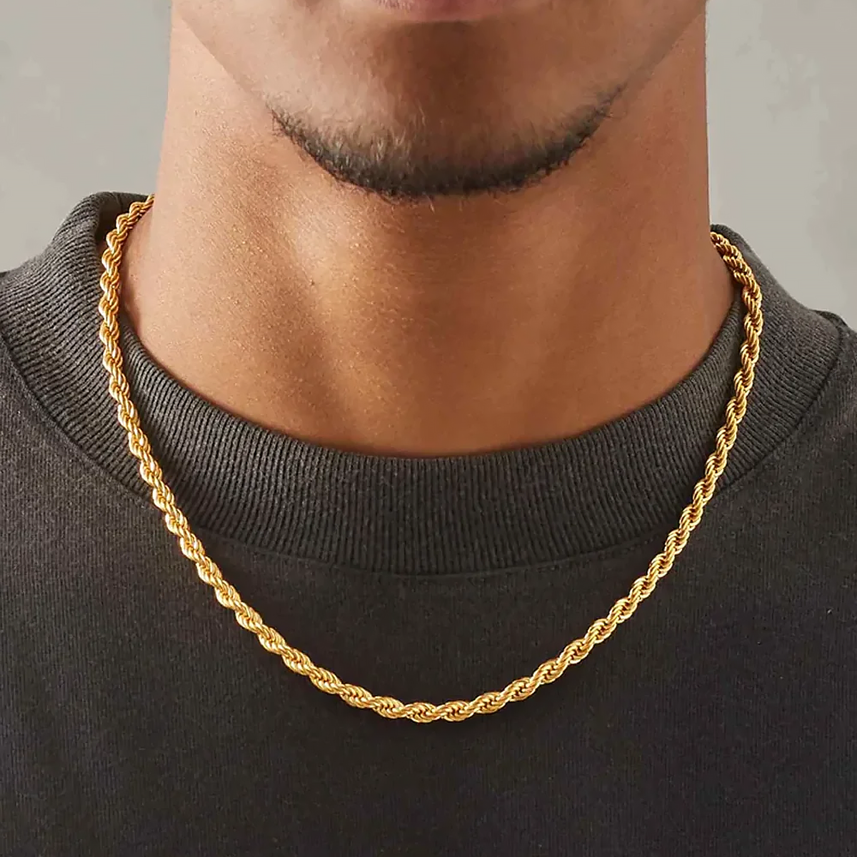 GYRO. | 5MM Guld Rope Kæde 18K