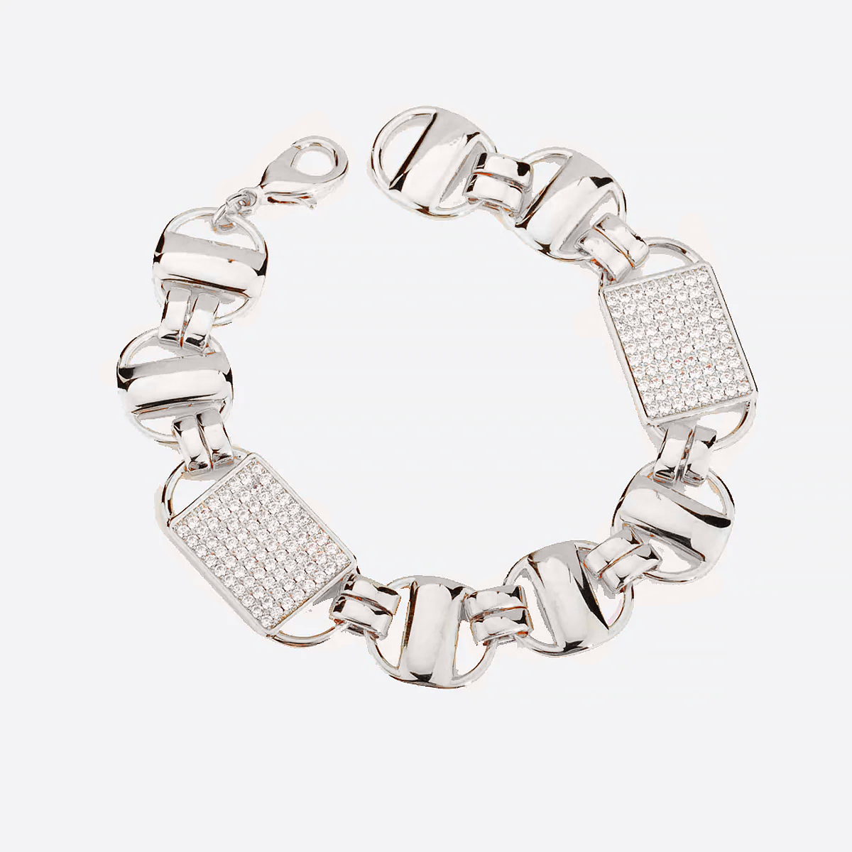 Kingsley Bracelet with Diamonds (Silver)