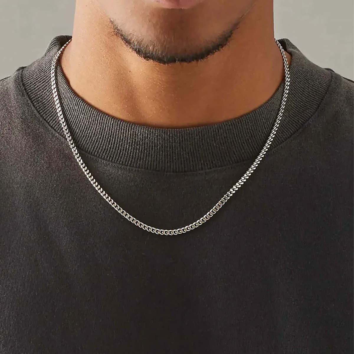 SYLAN. | 3MM Sølv Cuban Link Kæde