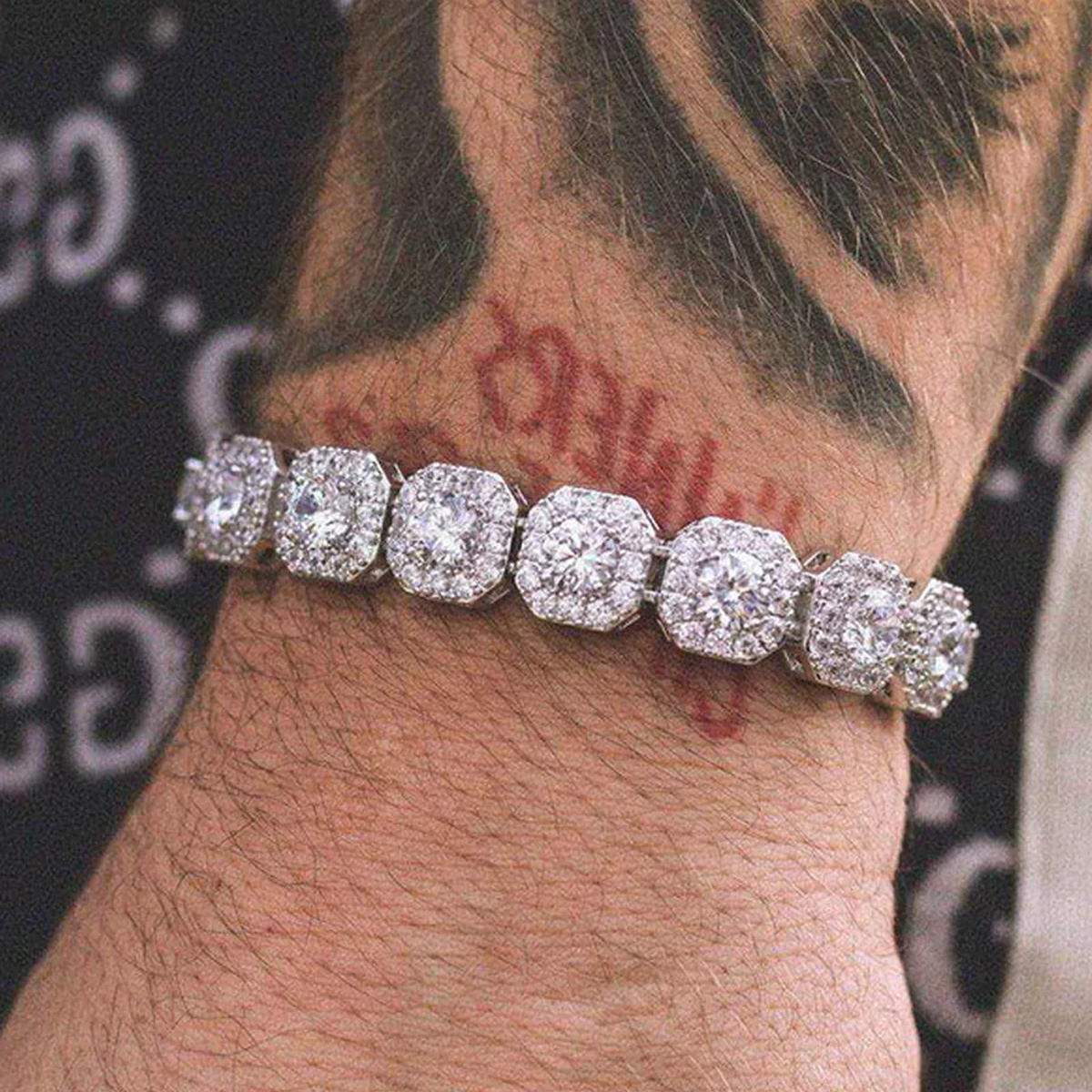 SYLTY. | 12MM Clustered Tennis Armbånd