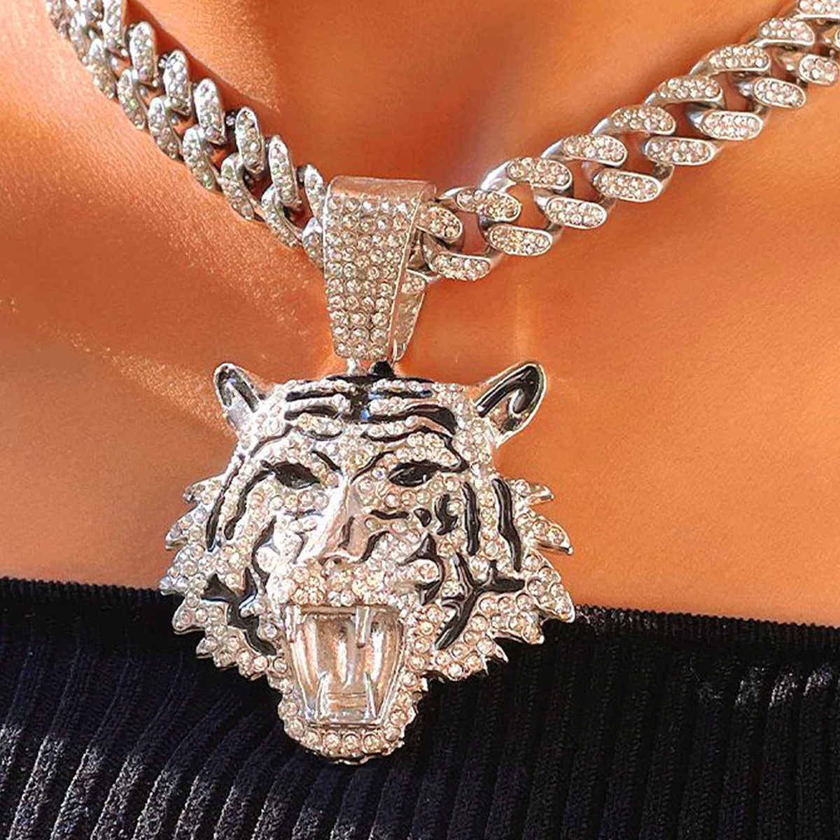 TIGRE. | Sølv Tiger Vedhæng
