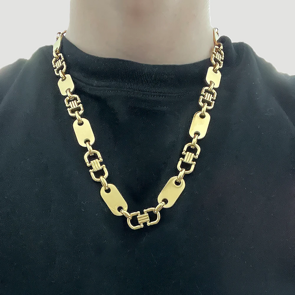 YIBRY. | 14MM Gold Plate Chain 18K
